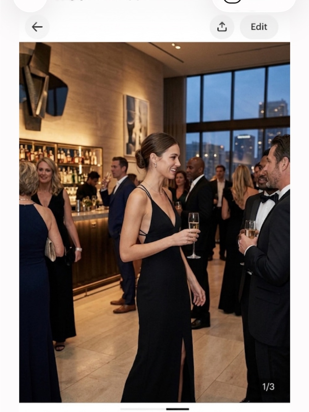 Zara long Black V-Neck Strappy dress nwt